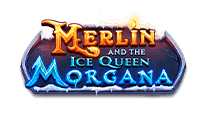 Merlin and the Ice Queen Morgana logo